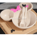 3-delade Mickey Mouse Shape-porslin